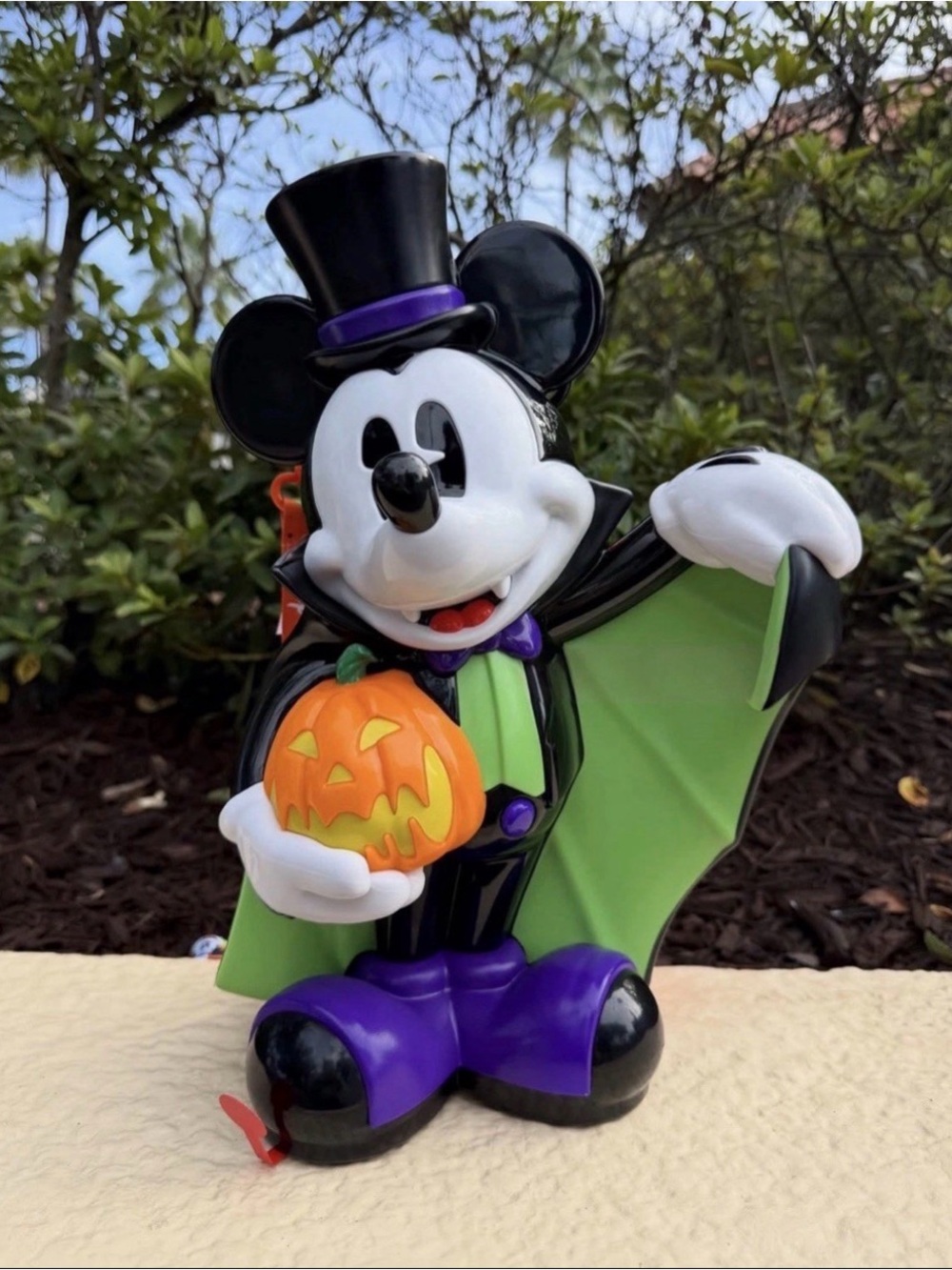 Disney Parks Mickey Mouse Vampire 2026 Popcorn Bucket NEW